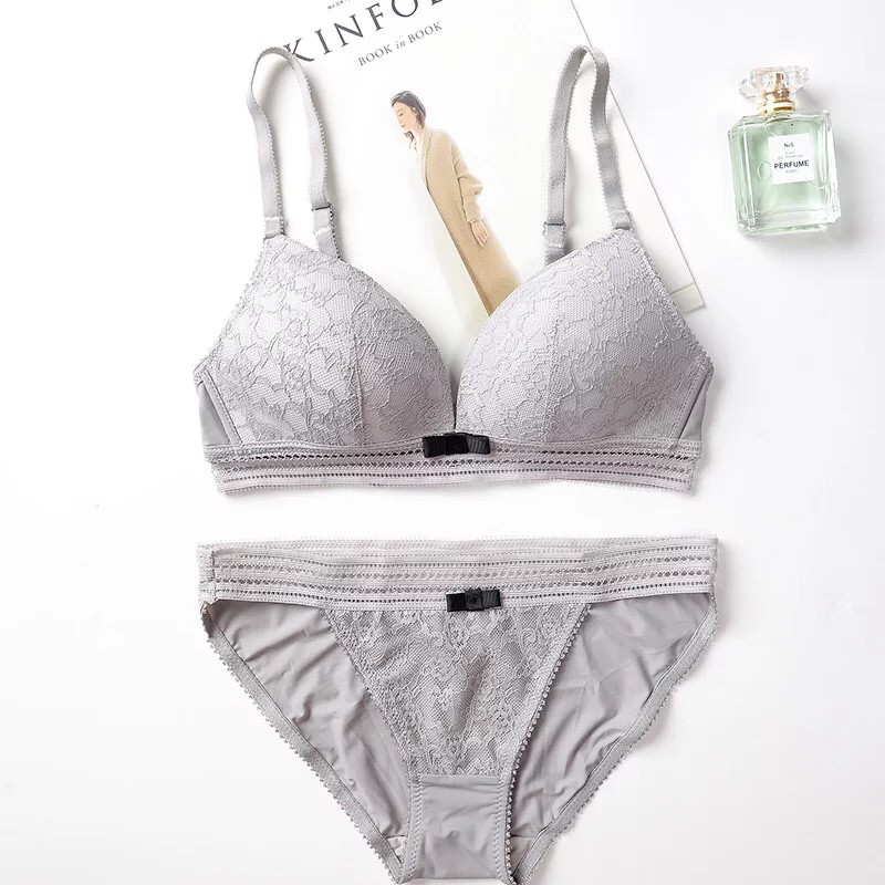 SET ÁO NGỰC KÈM QUẦN CHÍP REN KHÔNG GỌNG SIÊU NÂNG NGỰC | BigBuy360 - bigbuy360.vn