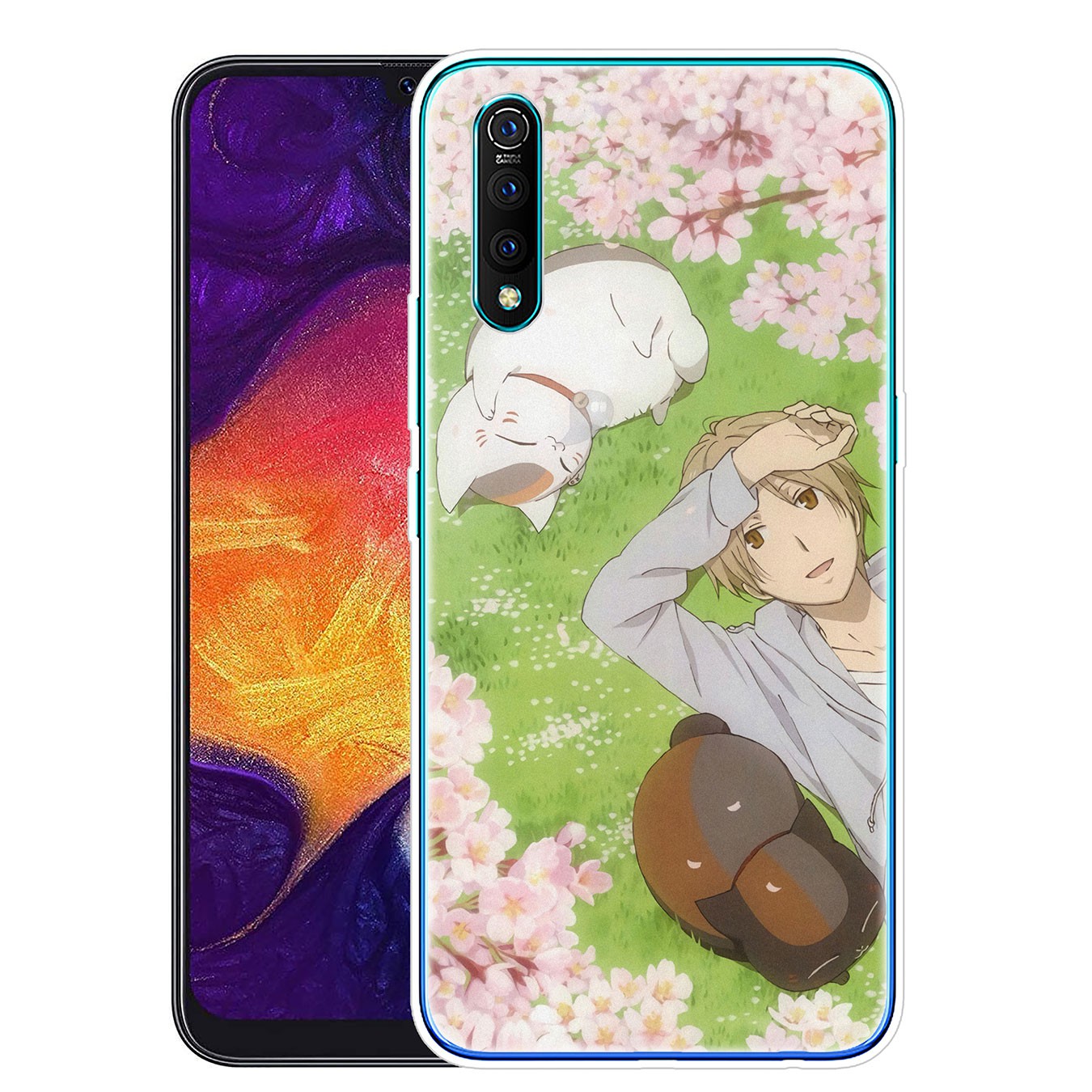 Ốp Lưng Silicone In Hình Anime Natsume Yuujinchou Cho Oppo A3S A5 A7 A37 Neo 9 A39 A57 A5S A59 A73 A77 F1S F3 F5 F7 F9 Pro A7X A9 2020