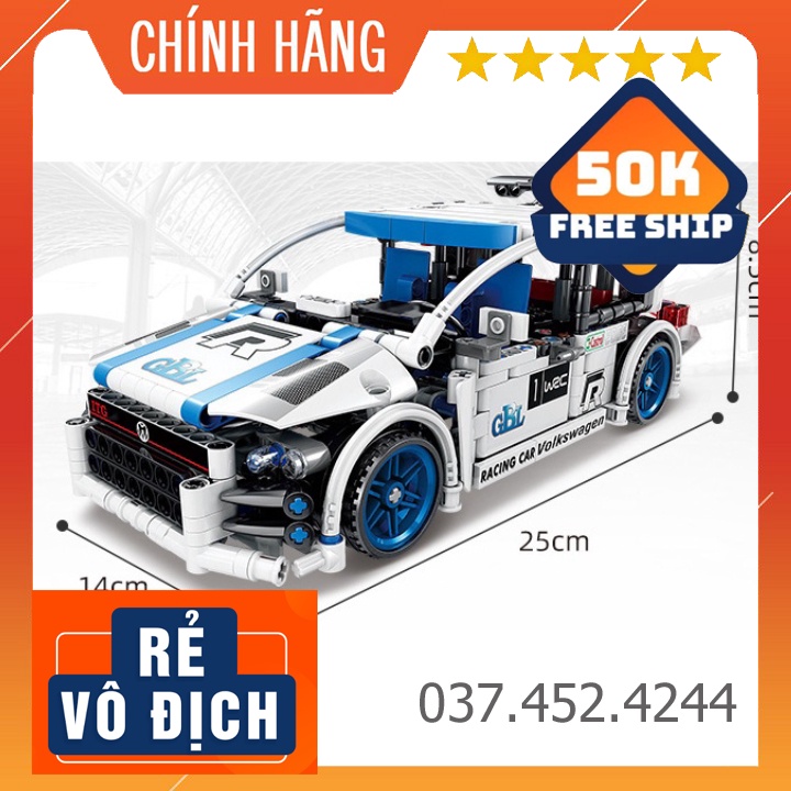 Đồ Chơi Lắp RápFreeshipLego Siêu Xe Đua Thể Thao Racing Kaizhi 1018