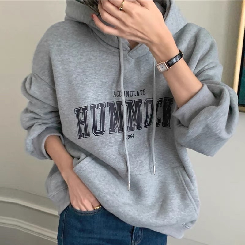 Áo hoodie unisex in chữ