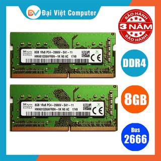 Ram laptop 8gb ddr4 bus 2666 mhz micron/ samsung/ hynix/ ...