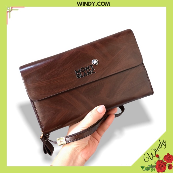 Ví nam hàng hiệu đẹp Ví cầm tay Nam da bò cao cấp mã V542 Windy.com