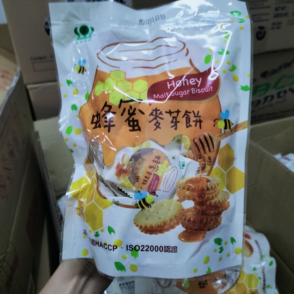 Bánh Quy Kẹp Nhân Mật Ong Đài Loan 250gr (date 09/2022)
