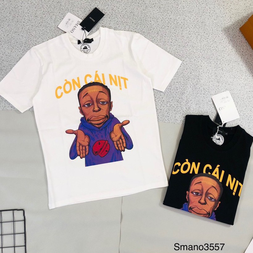 Áo phông Nam Nữ 🔅FULL SIZE🔅 Áo T shirt cổ tròn hot trend anh da đen còn cái nịt chất vải mềm mịn, thấm hút mồ hôi tốt | BigBuy360 - bigbuy360.vn