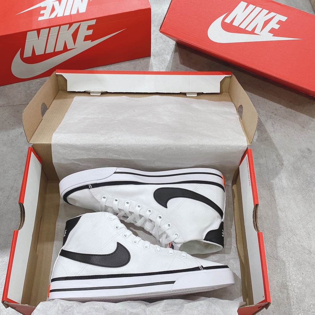 [CHÍNH HÃNG] GIÀY NIKE COURT LEGACY CANVAS MID TRẮNG- *WHITE* - Code: DD0162-100