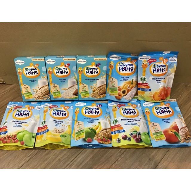 Bột ăn dặm Fruto nga 200g