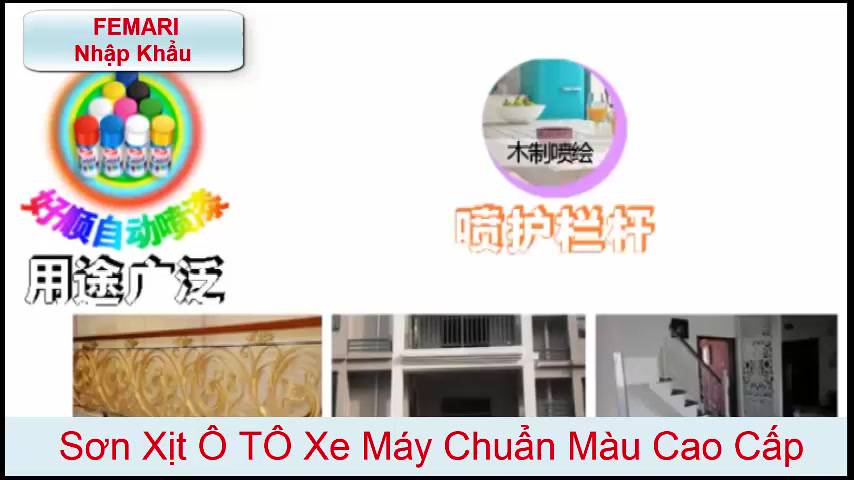 Sơn Màu Xịt Ô tô Xe Máy