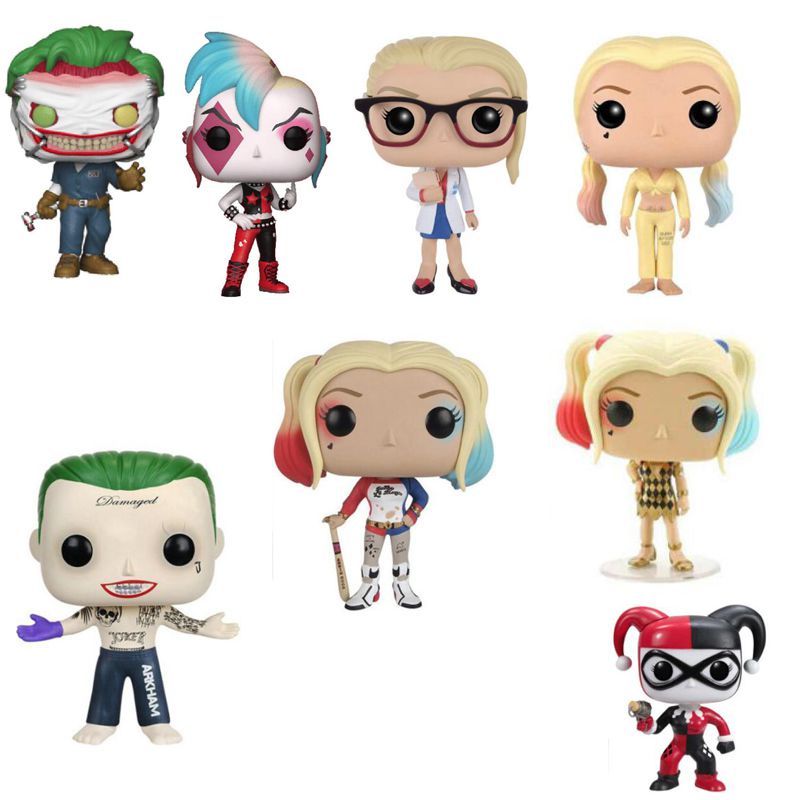 Funko Pop Suicide Squad Harley Quinn Joker Vinyl Action Figure Collectible Model Toys for Children Birthday Gift
