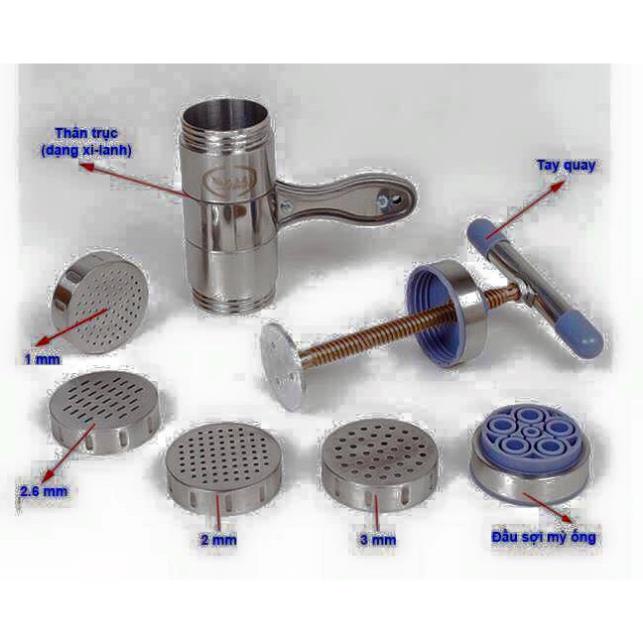 Khuôn làm bún tươi 5 đầu bằng inox  cao cấp an toàn vệ sinh sử dụng dễ dàng ( tuyển khách sỉ)
