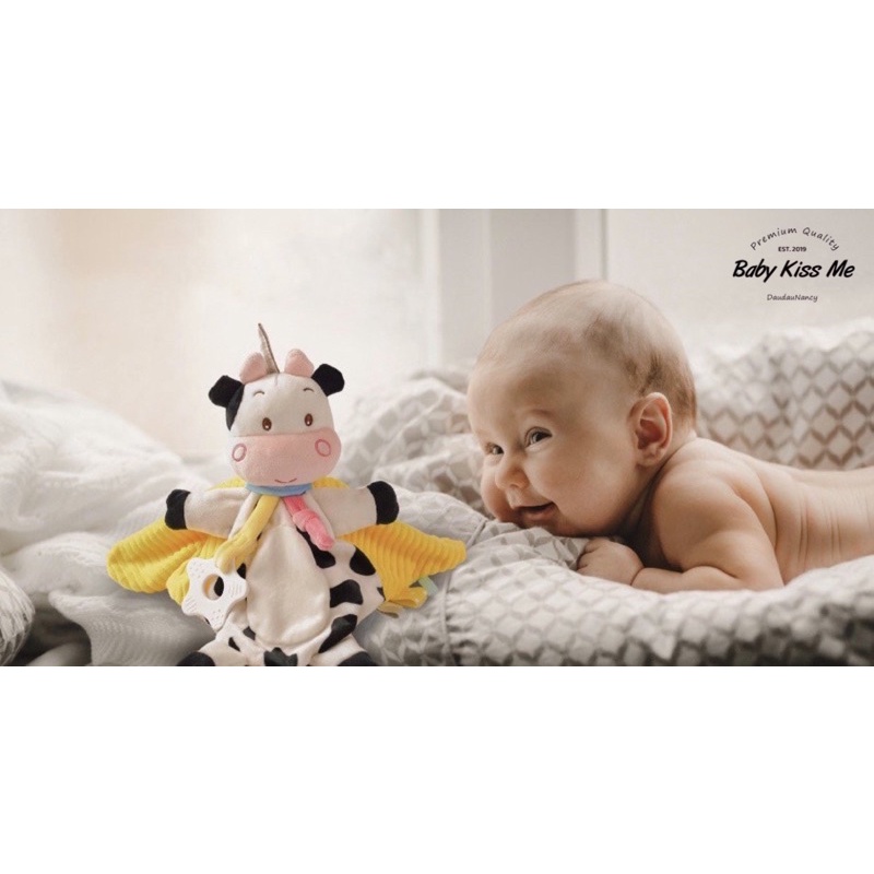 Khăn Xoa Dịu Doudou Cho Bé, Baby Stuffed Animal Security Blanket