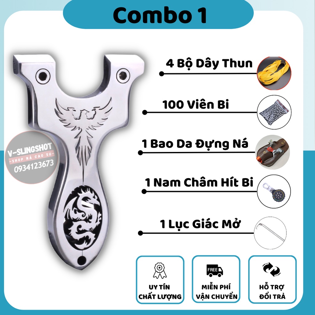 NÁ CAO SU Inox Tỏa Phượng Rồng