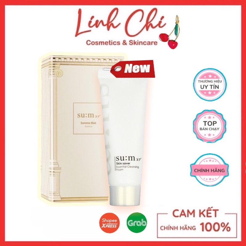 Sữa Rửa Mặt Trắng Da Sum Essential Cleansing Foam 40ml