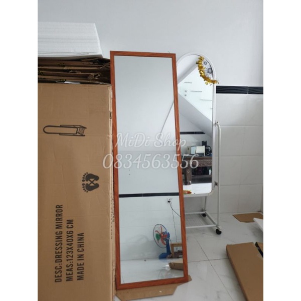Gương soi toàn thân 160 x 50cm treo tường hoặc dựa tường