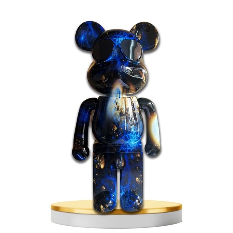 Loa Bluetooth nghe nhạc hình gấu Bearbrick, Chống thấm Nước, Chống va đập, Nghe nhạc chuyên Bass, Âm thanh trầm