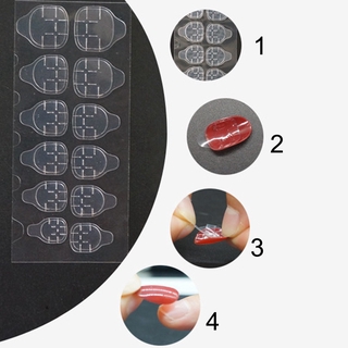 Bộ 24 Sticker Dán Móng Tay Bằng Silicon