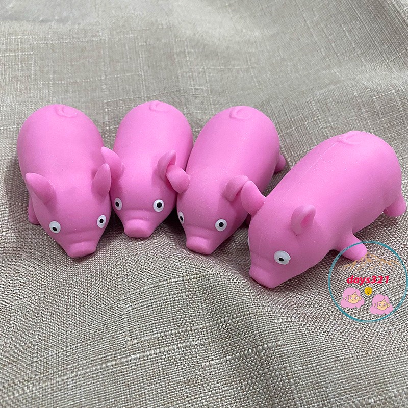 Heo Biến Hình Lala Pig Đồ Chơi Kéo Bóp Xả Stress Lợn Hồng Squishy