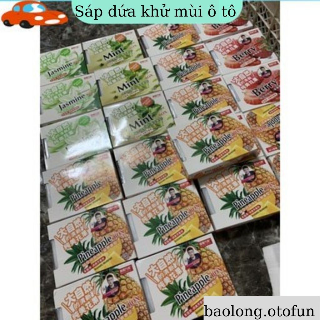 Sáp thơm hương dứa để xe ô tô,Sáp dứa để xe hơi khử mùi nội thất