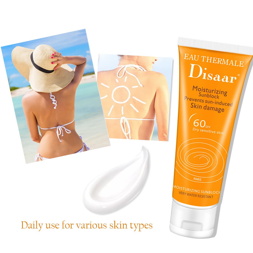 (Hàng Mới Về) Kem Chống Nắng Disaar 80ml Dưỡng Ẩm Làm Sáng Da Spf 60 Pa + + +