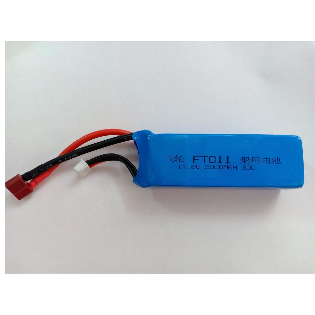 Xuongpin.vn Pin sạc dung lượng cao 14.8v 2800mah cho tàu tốc độ cao FT011 Hàng mới 100%