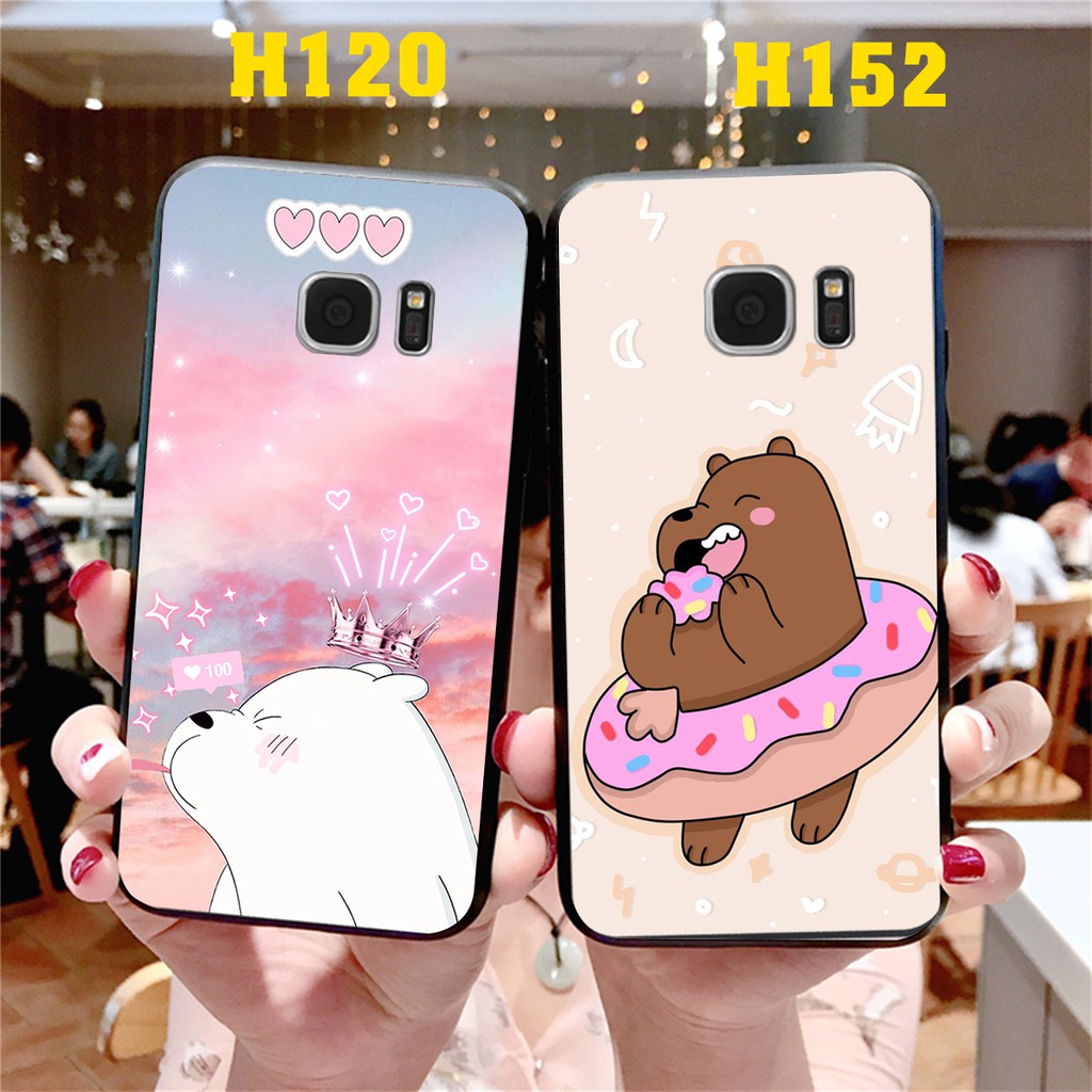 [FREESHIP 50K] Ốp Samsung Note 5 - S6 - S6 Edge - S7 - S7 Edge In hình Gấu Siêu Cute