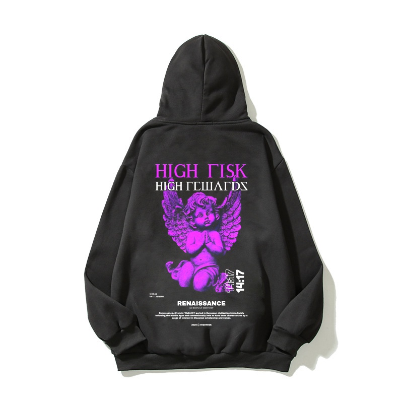 ÁO HOODIE FORM RỘNG NAM NỮ BABY ANGEL