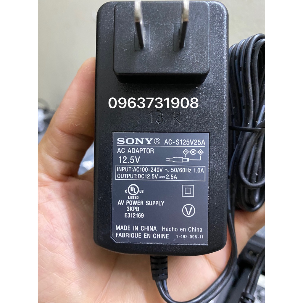 Dây sạc Loa Bluetooth Sony SRS-BTX300 DC 12.5V bản gốc tháo loa Sony