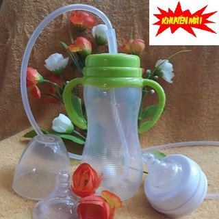 Bình sữa UMOM dung tích 330ml rảnh tay cao cấp dành cho bé yêu. Sản phẩm đến từ KOREA