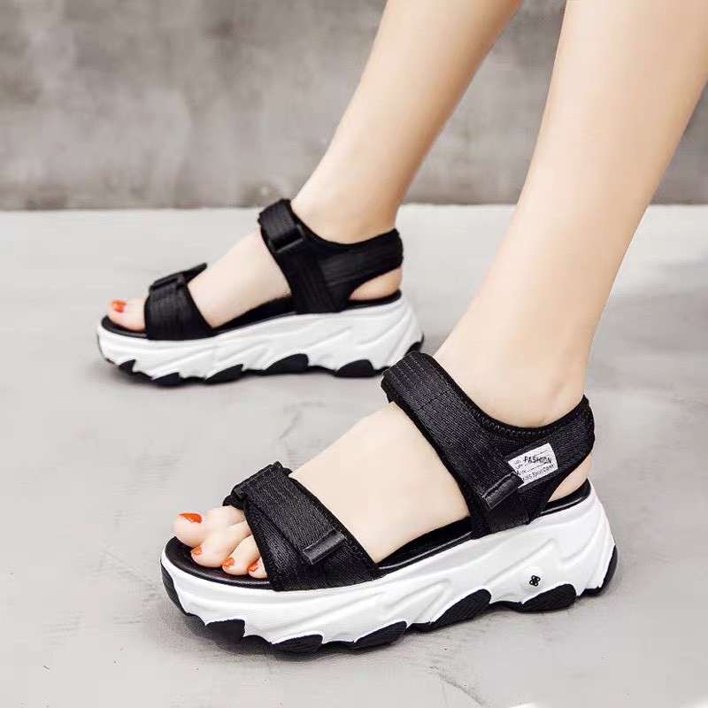 XẢ KHO (S99) Sandal viền màu MISS SPORT DBNY