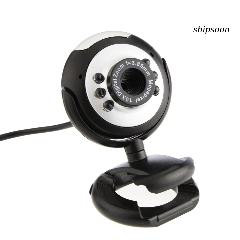 Webcam Ssn - Usb Hd 12.0mp 6 Led Có Mic Cho Máy Tính | BigBuy360 - bigbuy360.vn