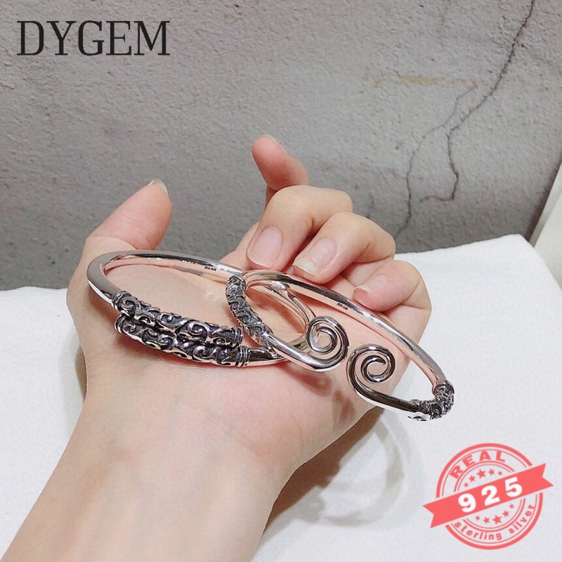 Vòng tay kim cô - gậy như ý bạc thật s999 nguyên chất đẹp cá tính Trang Sức Dygem.vn