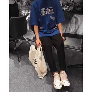 Chinos kaki basic / quần baggy unisex (ảnh thật)