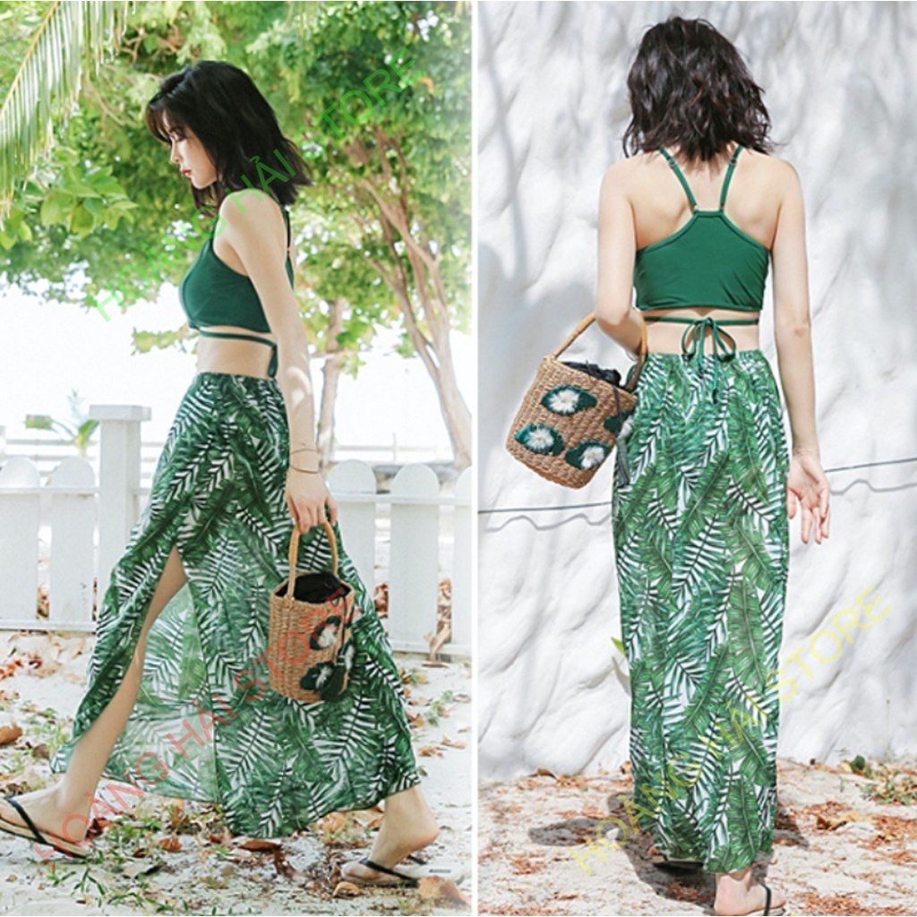 Bộ đồ bơi bikini giấu bụng tôn dáng chống nắng sang chảnh