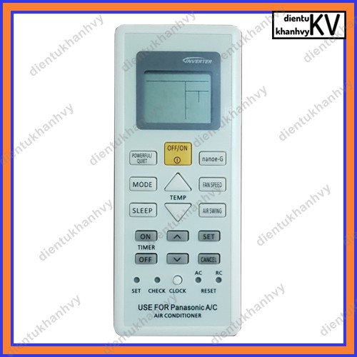 Remote Máy Lạnh Panasonic Inverter 2 Chiều Chất Lượng Cao