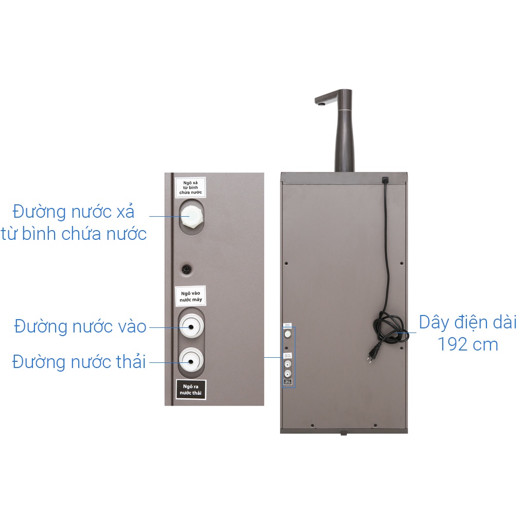 Máy lọc nước RO Toshiba TWP-N1843SV / TWP-N1843SV(T) 3 lõi - Hàng chính hãng