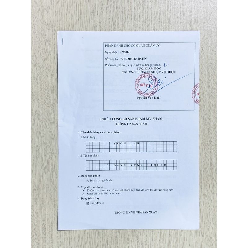 Mụn 7Day Drlacir- Acne Liquid Natural Safe,Chai 10ml,Hỗ trợ ngừa mụn,viêm,mờ thâm