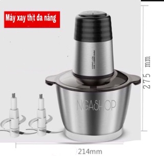 MÁY XAY THỊT ĐA NĂNG RANBEM CỐI INOX