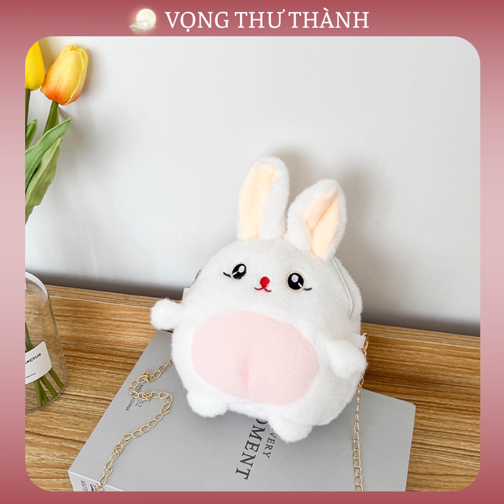 Túi Đeo Chéo Hình Thỏ Bông Dễ Thương VTTG7