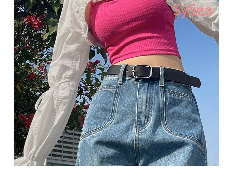 Bộ Áo Sơ Mi Dài Tay + Áo Camisole Xinh Xắn Dành Cho Nữ