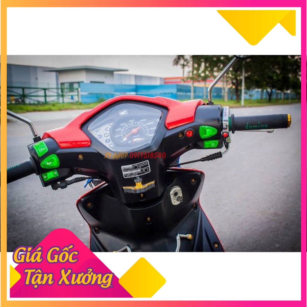 BỘ CÔNG TẮC MÀU TRONG SUỐT HONDA ĐỜI MỚI  (Ảnh Sp thật)