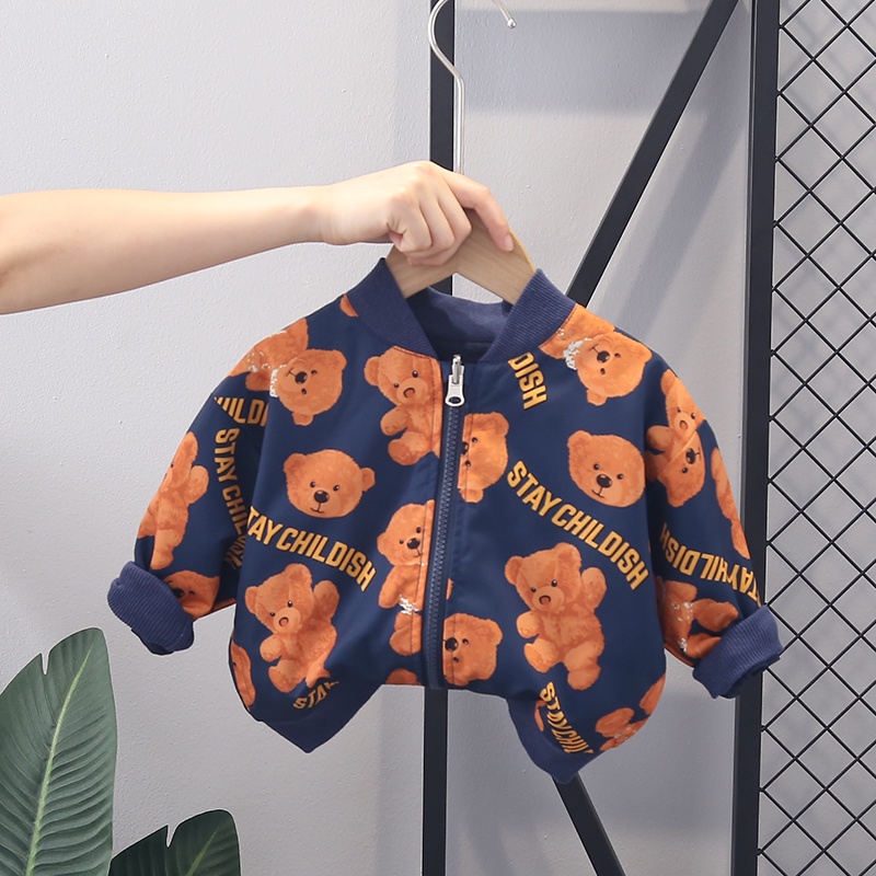 Áo Sơ Mi Cotton Dài Tay Hai Mặt Thời Trang Cho Bé Trai Và Gái