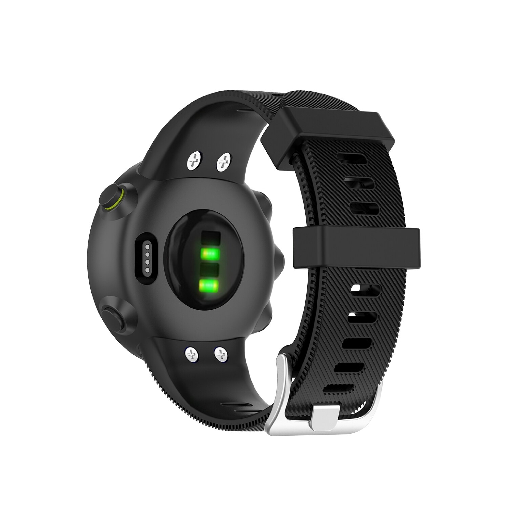 Dây Đeo Thay Thế Bằng Cao Su Silicone Mềm Cho Garmin Forerunner 45