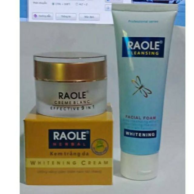 BỘ DƯỠNG DA RAOLE