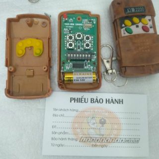 Remote - khiển cửa cuốn tay 2200, 8 mã gạt sóng 330