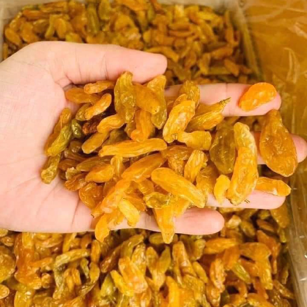 Nho Sấy Khô Nho Vàng Sấy Khô Ấn Độ Nguyên Chất Dẻo Chua Ngọt Đặc Biệt Ngon Giàu Vitamin 500g Ong Vàng Shop