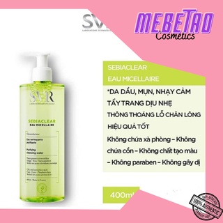 Sữa Rửa Mặt SVR Sebiaclear Gel Moussant 400ml