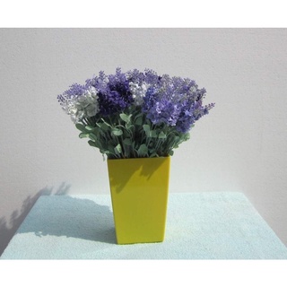 Cành hoa giả oải hương, cành hoa lavender lụa tím