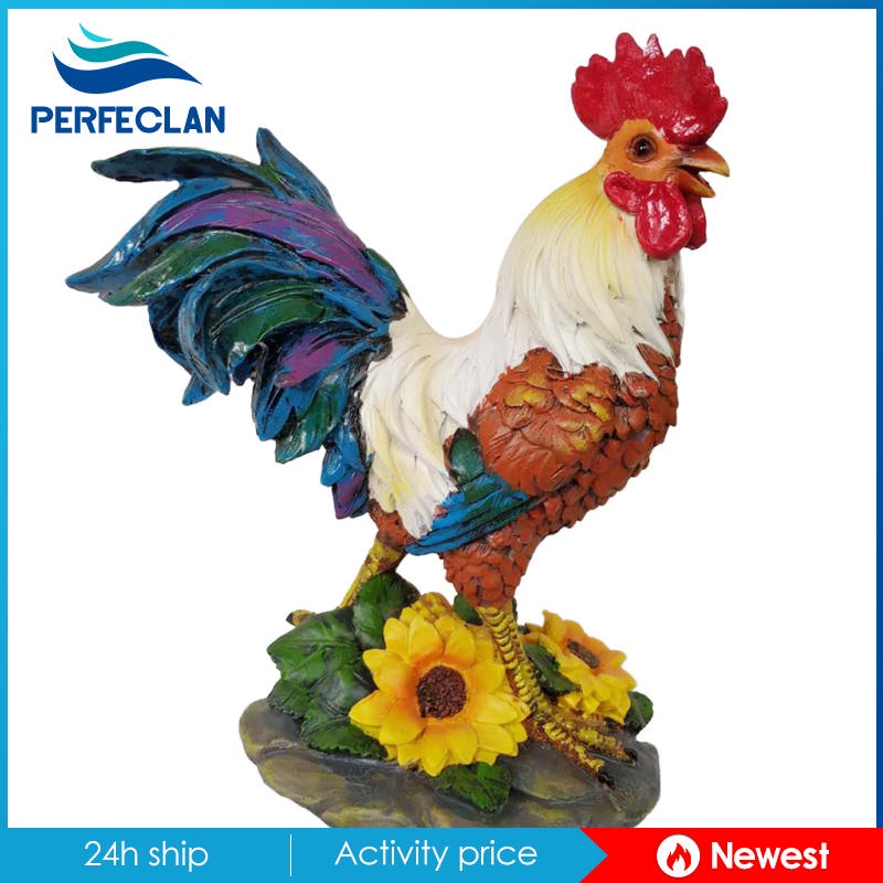 [Perfeclan] Tượng Điêu Khắc Gấu Nâu 9 Inch Trang Trí Sân Vườn Ngoài Trời