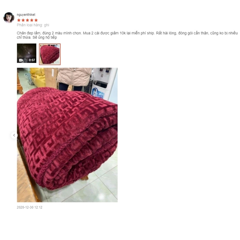 Chăn Lông Cừu Chữ Vạn Hàng Loại 1 Siêu Ấm Cao Cấp Nhập khẩu