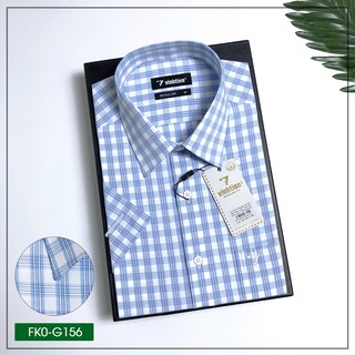 Áo Sơ Mi Nam Ngắn Tay Regular Vạt Ngang Vĩnh Tiến 295 - G156