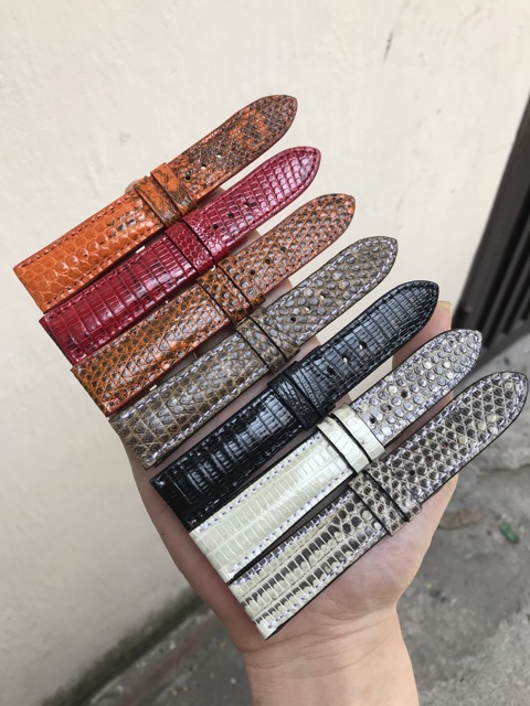 Dây da đồng hồ da Kỳ Đà